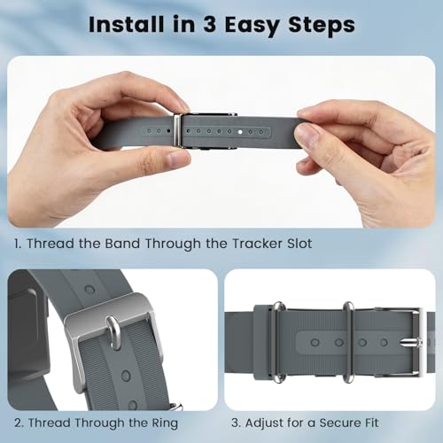 BlikWyt Silicone Band Compatible with Hume Band Replacement, Soft Adjustable Wristband for Secure Daily Wear (Black) by BlikWyt - Image 5