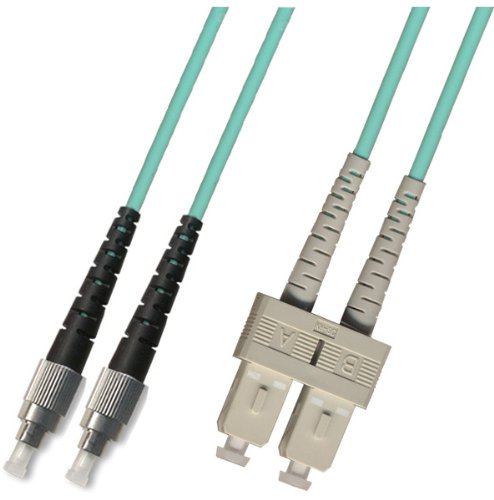 30M - 10 Gigabit (10Gb) OM3 Duplex Fiber Optic Cable (50/125) - FC to SC