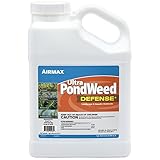 Airmax Ultra Pondweed Defense Aquatic Weed & Plant Killer, Easy Spray Application to Clean & Clear Large Pond & Lake Water, Liquid Treatment Control Concentrate, Fish, Pet & Animal Safe, 1 Gallon
