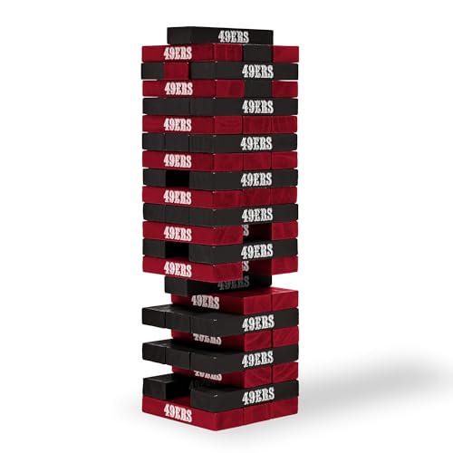 Wild Sports NFL San Francisco 49ers Table Top Stackers Game , 3