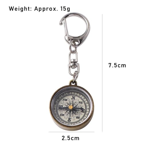 Pokinge 3 Pzs Mini Brújula de Bolsillo Portátil miniatura 2