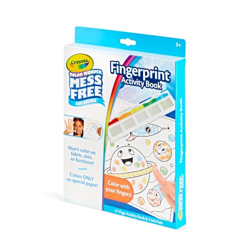 Crayola Color Wonder Mess Free Fingerprint Activity Book