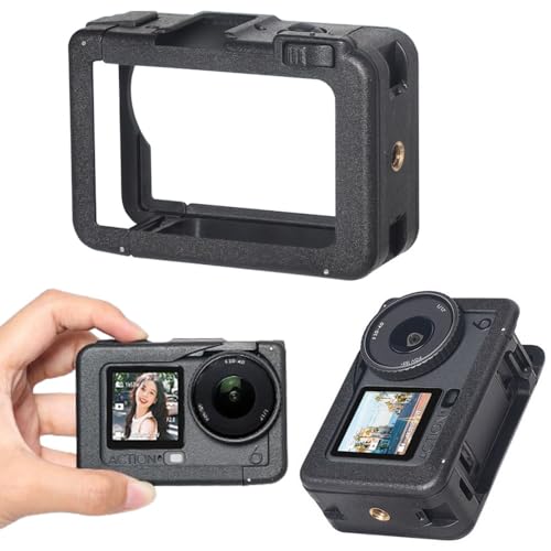 DJI Osmo Action 6 �Ή� �ی�t���[�� �J�����P�[�W ABS������ �������ꂽ➑� ���@�\�g���A�N�Z�T���[ �z�b�g�V���[��1/4�C���`�l�W���𑕔� �y�� ���t���ȒP