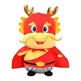 Mascota de dragón chino - mascota colgante juguetes de peluche | Zodiaco Mascota Colgante Muñeca, juguete de Año Nuevo de la suerte, decoración de año nuevo chino