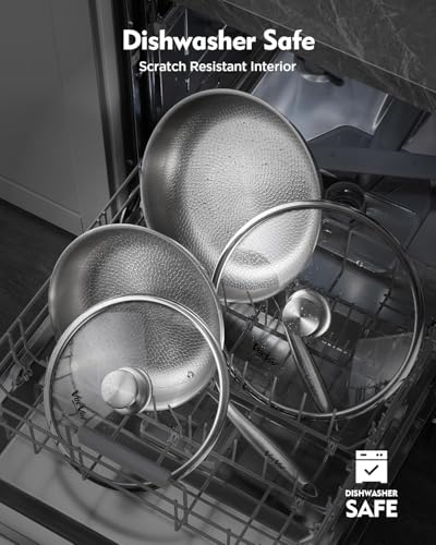 VocVoi Titanium pans for cooking 12 Nonstick pro frying cookware - image 6