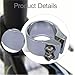 FytStycale Bicycle Seat Tube Clamp Mountain Bicycle Saddle Clip Road Bike Seatpost Pipe Clamp, Silver