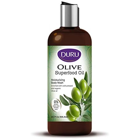 Duru Olive Oil Body Wash - Gentle Cleansing Moisturizing Sensitive Skin Shower Gel Paraben Free Alcohol Free Silicone Free Phthalete Free Gluten Free Body Wash Cover