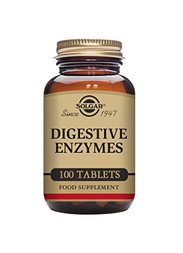 Solgar Digestive Enzymes Tablets - Pack of 100 - Increase Nutrient Absorption - Holistic Digestion Support - Gluten Free