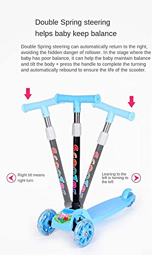 Wayxing Kick Scooter For Kids - Adjustable Height W/Extra-Wide Deck Pu Flashing Wheels Great Kids Scooter & Toddler Scooter 3-8 Years Old (Red) #TOP4