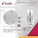 Kidde Smoke Detector with Safety Light for Hearing Impaired, 10-Year Battery Smoke Alarm, Ideal for Hallways or Deaf People