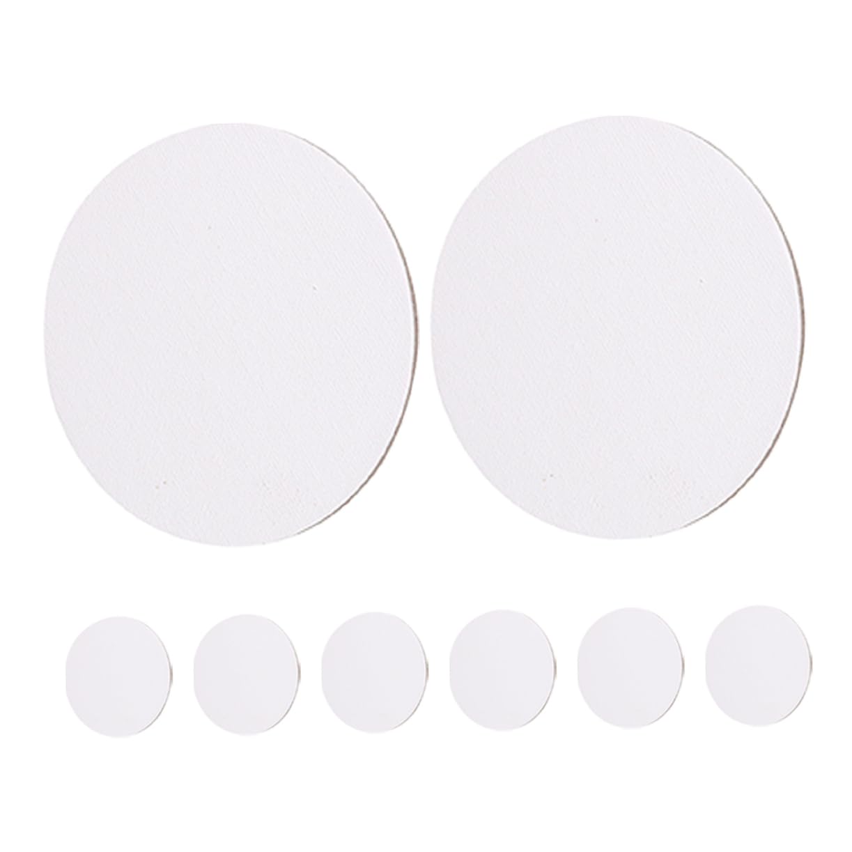 Yardwe 8pcs Round Canvas Painting Boards Artist Panels for Oil Acrylic Watercolor Art Blank Canvas for Adults DIY Crafts for Creative Projects