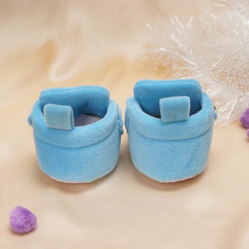 Image of Neska Moda Baby Boys & Baby Girls 6 to 12 Months Velvet Booties
