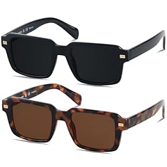 (2pack Polarized) Black + Tortoise