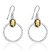 Produktbild Orchid Jewelry Damen Kinder Herren Unisex - 925 Sterlingsilber Sterling-Silber 925 Oval Yellow Citrin