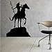 Calcomanías De Pared Indias, Pegatinas Artísticas De Vinilo, Pegatinas De Pared De Caballo Y Caballero, Decoración Del Hogar, Decoración De Pared Impermeable 58X80Cm