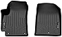 SMARTLINER All Weather Custom Fit Floor Mats 1st Row Liner Set Black Compatible with 2021-2023 Kia Seltos