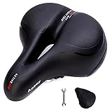 Bike Seat, Bicycle Seat, Bicycle Seat for Women, Comfort Seat for Bike, Wide Bicycle Saddle...