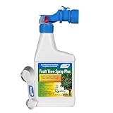 Monterey Fruit Tree Spray Plus Bundled with Measuring Spoon – 16 oz Fungicide and Insecticide for Plants, Trees, Shrubs & Turfgrass – Prevents Powdery Mildew, Rust, Aphids, Spider Mites, and More