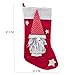 Calcetín de Navidad Pack 2 de Medias de Santa Claus Decoración de...