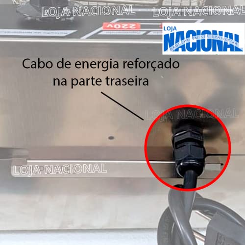 Fritadeira Industrial Elétrica 5l Premium 127v Loja Nacional