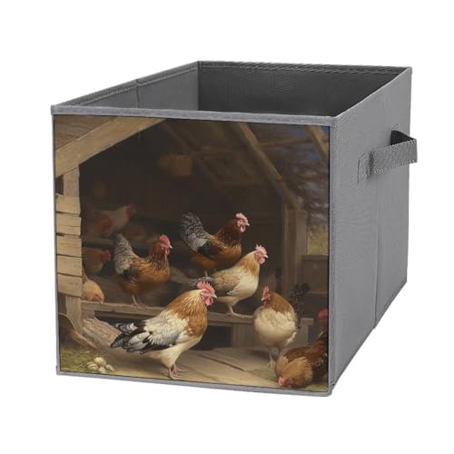Bac de rangement vêtement pliable imprimé ferme pour placard