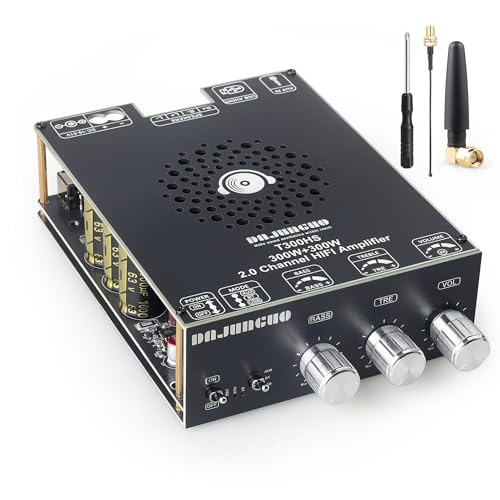 T300HS 300W+300W Power Amplifier Board TPA3255 Chip with Bluetooth/AUX/USB Inputs 2.0 Channel Audio Power Vehicle Amplifier