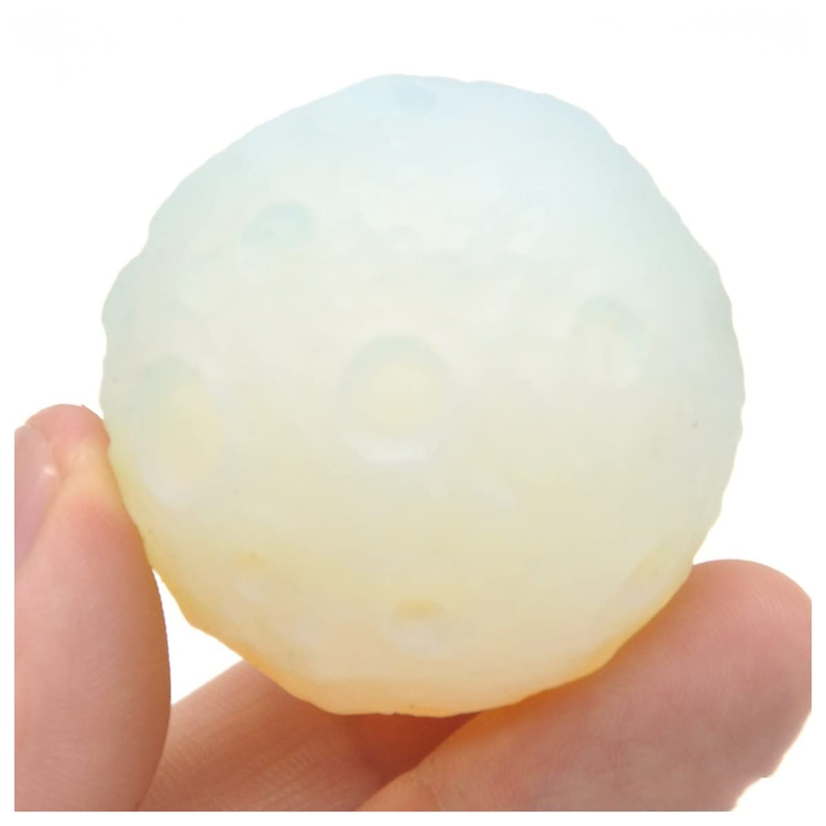 Piedras de cristal luna natural ópalo 40mm adorno esfera LQYXGS hogar