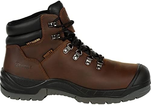 Rocky Men's Worksmart Composite Toe Internal Met Guard Work Boot Ankle, Brown, 12 W US | Image 6