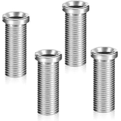 Tornillo Fregadero WACH AUF 4 Pieza Fregadero de Cocina Colador Tornillo 35mm Universalmente Espesar 304 Acero Inoxidable Tornillo Hueco para Válvula de Fregadero Accesorios Fregaderos Lavabo Colador Enchufe