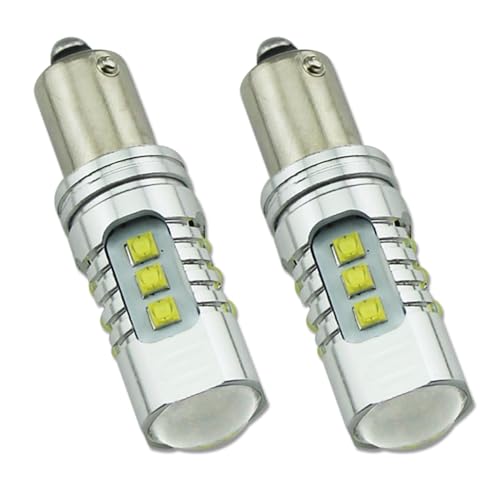 HSUN H6W BAX9S LED Bulbs 38161 64132 High Power 4800LM Extremely Bright Bulbs with Canbus Error Free for Backup Reverse Light and More,2 Pack,6000K White