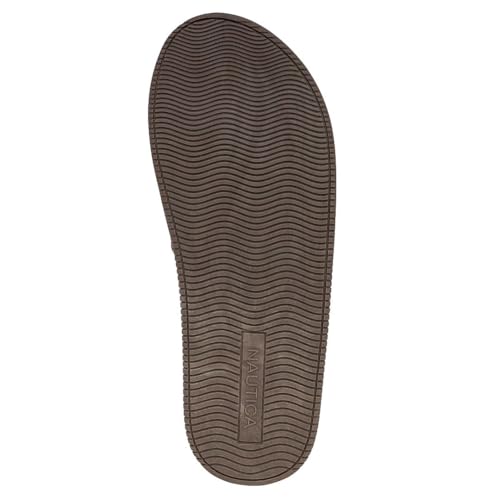 Image of Nautica Men's Flip Flop Shower Sandals Slides - Comfortable Waterproof Beach Footwear Slip-On Thong (Medium /Wide Width)