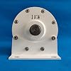 Low Speed 1000W 500RPM Gearless Permanent Magnet Generator 24V 48V 3 Phase 1KW AC Alternator Wind Water Turbine (Direct Shaft, 24V With Base)