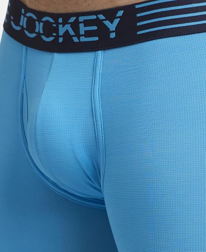 Image of Jockey MM06 Men Microfiber Mesh Elastane Active Wear Long Trunk Boxer Brief