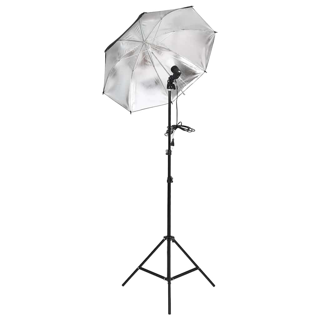 Zestaw do studia fotograficznego z oświetleniem, systemem tła i reflektorem, softboxem i parasolem, zestawem fotograficznym z torbą do przenoszenia, sprzętem do studia portretowego