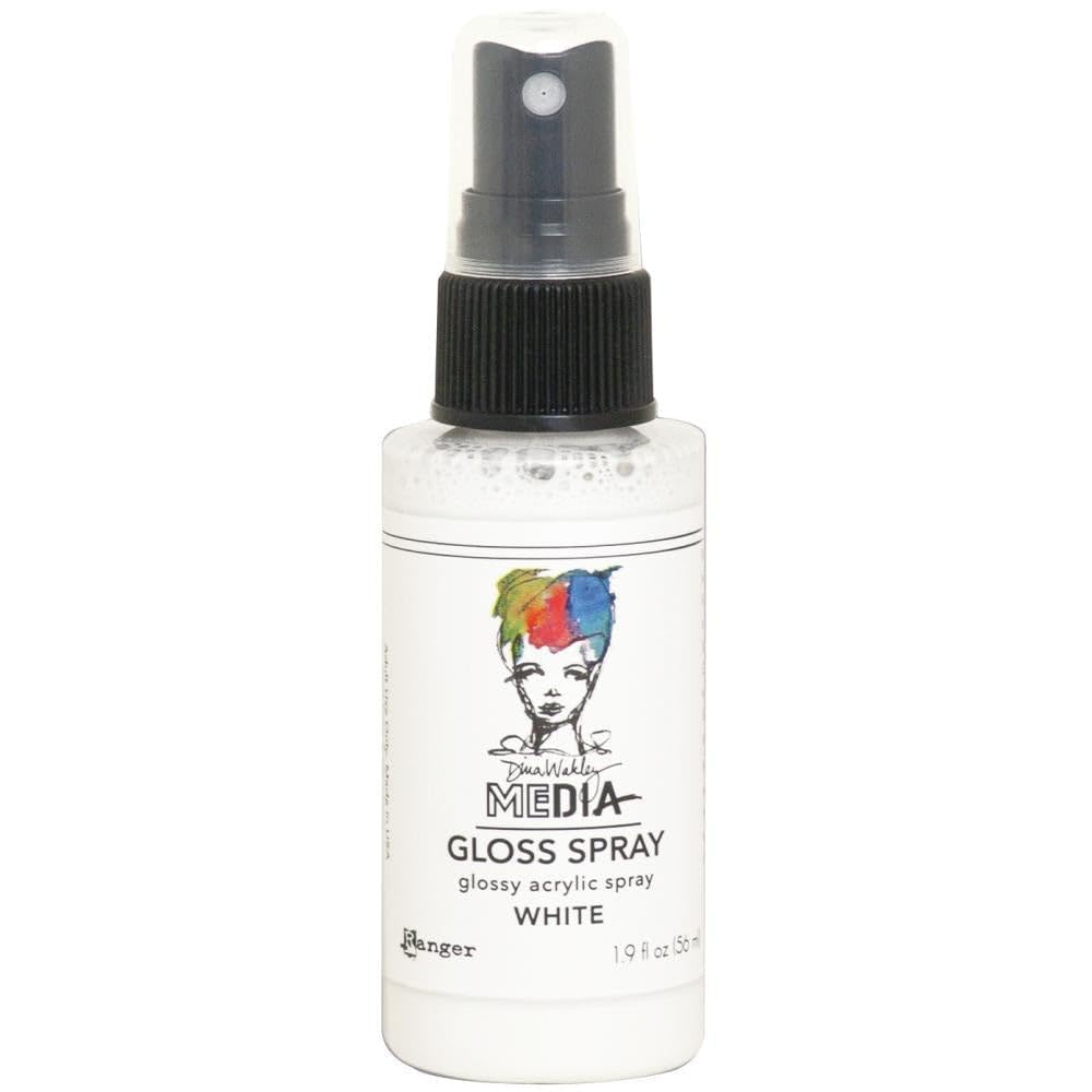 Dina Wakley Media DW Gloss Sprays White, One Size