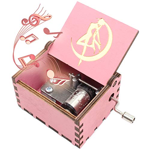 ukebobo Wooden Music Box – Sailor M Music Box, Sailor M Gifts – Play Sailor Theme Song – 1 Set