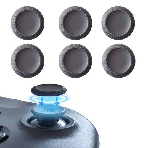 KirinDen Xbox Series X/S�p �R���g���[���[�X�e�B�b�N�L���b�v �����p�n���h�� 6�L�b�g Xbox One�p �R���g���[���[ �����p�W���C�X�e�B�b�N�L���b�v ���Ӌ@�� �z�R���h�~ �S�ʕی� ���K�ȃO���b�v ���t���ȒP �O���[