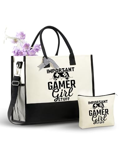 Bolso Tote de Lona para Gamers Mujeres miniatura 1