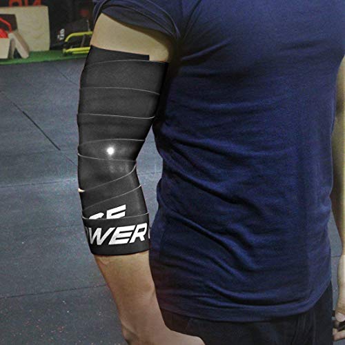 Image of Power Guidance Muscle Floss Bands - Compression - Mobility & Recovery Bands - for Improving Movement, Increasing Circulation & Reducing Soreness (2 Black - Medium Resistance)
