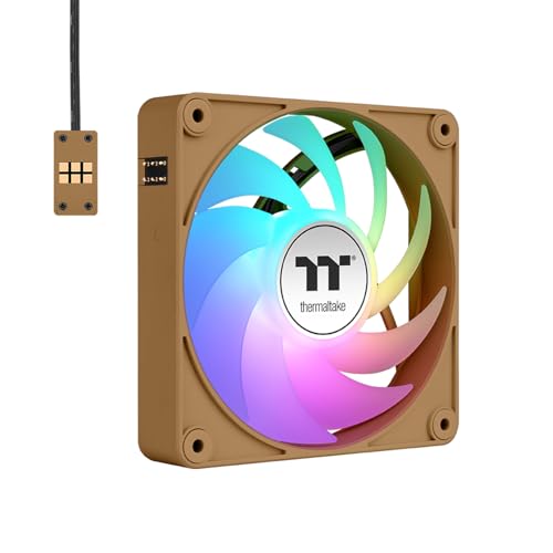 Image of Thermaltake CT140 EX Reverse ARGB Sync PC Cooling Fan 3 Pack, 500~1800 RPM, 5V Mobo Sync, 16.8 Million Colors 9 LEDs, MagForce 2.0 Connectors, Hydraulic Bearing, Gravel Sand, CL-F228-PL14GS-A