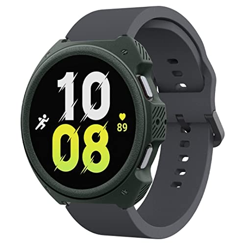 Image of CASEOLOGY by Spigen Caseology Vault for Samsung Galaxy Watch 5 44mm Case, Galaxy Watch 4 44mm Case -Midnight Green