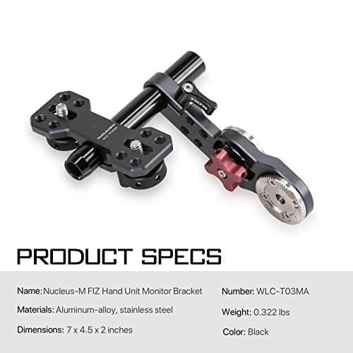 TILTA Nucleus M FIZ Hand Unit Monitor Bracket for Nucleus M Follow Focus Wireless Lens Control System Nucleus-M Accessories WLC-T03MA - Image 3