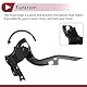 HEROFFIX 1 Paar Haubenscharniere für Lexus RX350 2016-2022 für Lexus RX450h 2016-2022 Vorderseite Fahrer- und Beifahrerseite Fronthaubenhalter Nr. 5341048150/5342048150