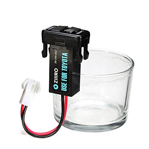 12 V 3 A podwójny port USB gniazdo zasilania telefon komórkowy tablet GPS ładowarka samochodowa do Toyoty