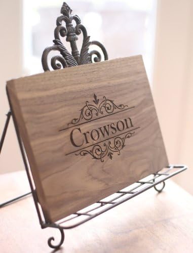 Personalized Dark Walnut Cutting Board Engraved