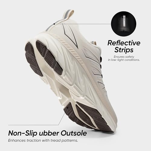 NORTIV 8 Women's Trainers Walking Shoes Running Comfortable Tennis Breathable Non Slip Athletic Gym Workout Cross Sneakers. - Image 6
