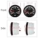 ELING 85mm 2 Gauge Set GPS Speedometer 120MPH Odometer Tachometer 8000RPM Fuel Level Water Temp. 100-250℉ Oil Pressure 0-150PSI Voltmeter 12V for Bus RV with Sensor 7 Colors Backlights