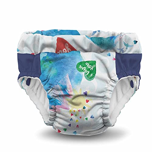 Image of Kanga Care Lil Learnerz Reusable Toilet Training Pants (XSmall - Lava & Nautical)