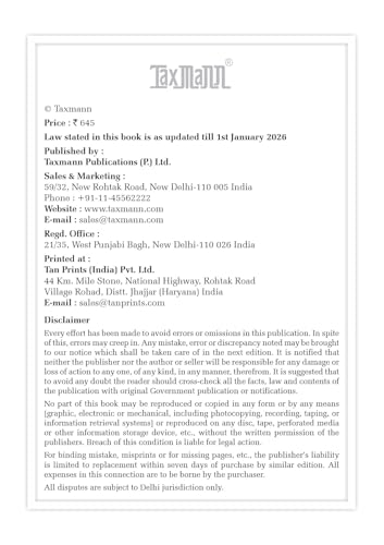 Image of Taxmann's New Labour Codes with New Draft Rules and Comparative Study of New Labour Codes and Old Labour Laws - Comprehensive | Post-enforcement Labour Law Reference