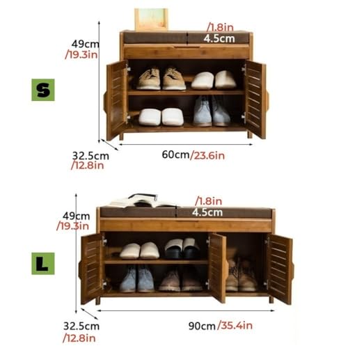 Meuble à chaussures avec portes pour optimiser les entrées étroites - 3